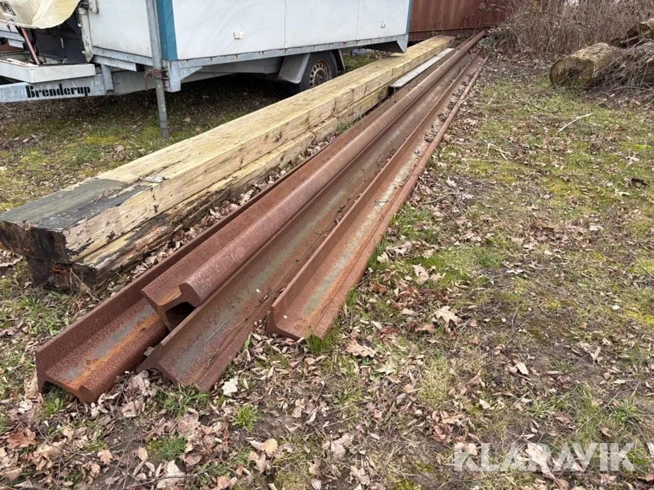 Billede 1 - Jernbaneskinner 4 styk
