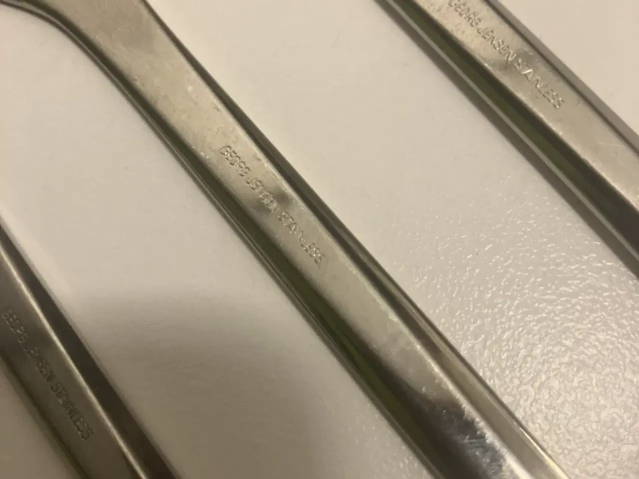 Billede 3 - 8 x Georg Jensen, Prisme smørknive 