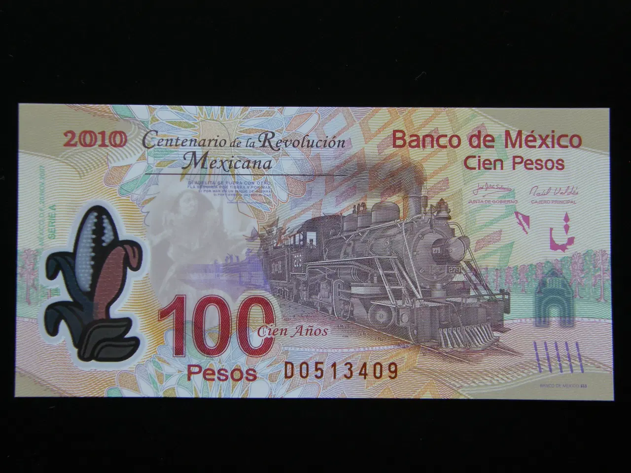 Billede 1 - Mexico  100 Pesos  2007(2010)  P128  Unc
