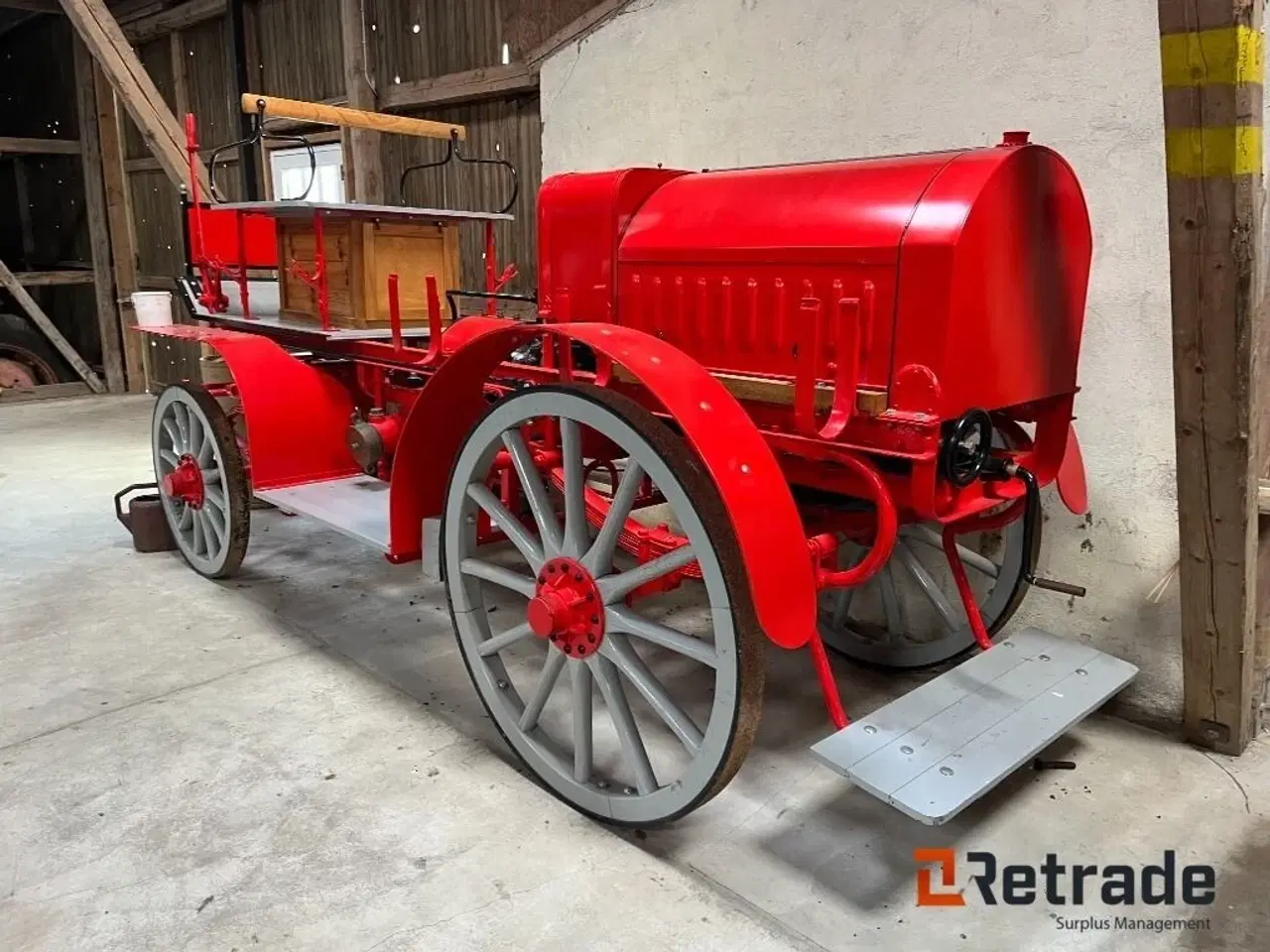 Billede 3 - - - - Brandbil Oldtimer Hestevognsbrandsprøjte Brandhestevogn/Sprøjte Hestevognssprøjte
