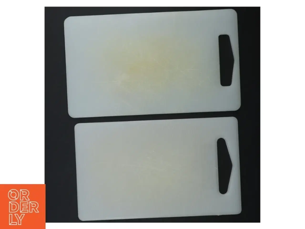 Billede 1 - Plastik skærebrætter (str. 24,5 x 14,5 cm og 26 x 15 cm)