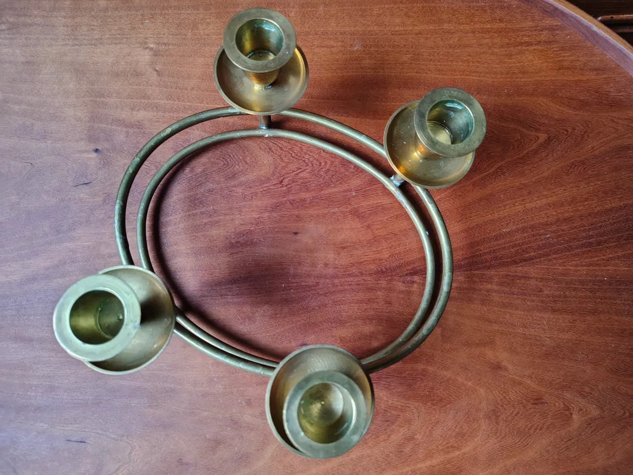 Billede 3 - Flot messing adventsstage