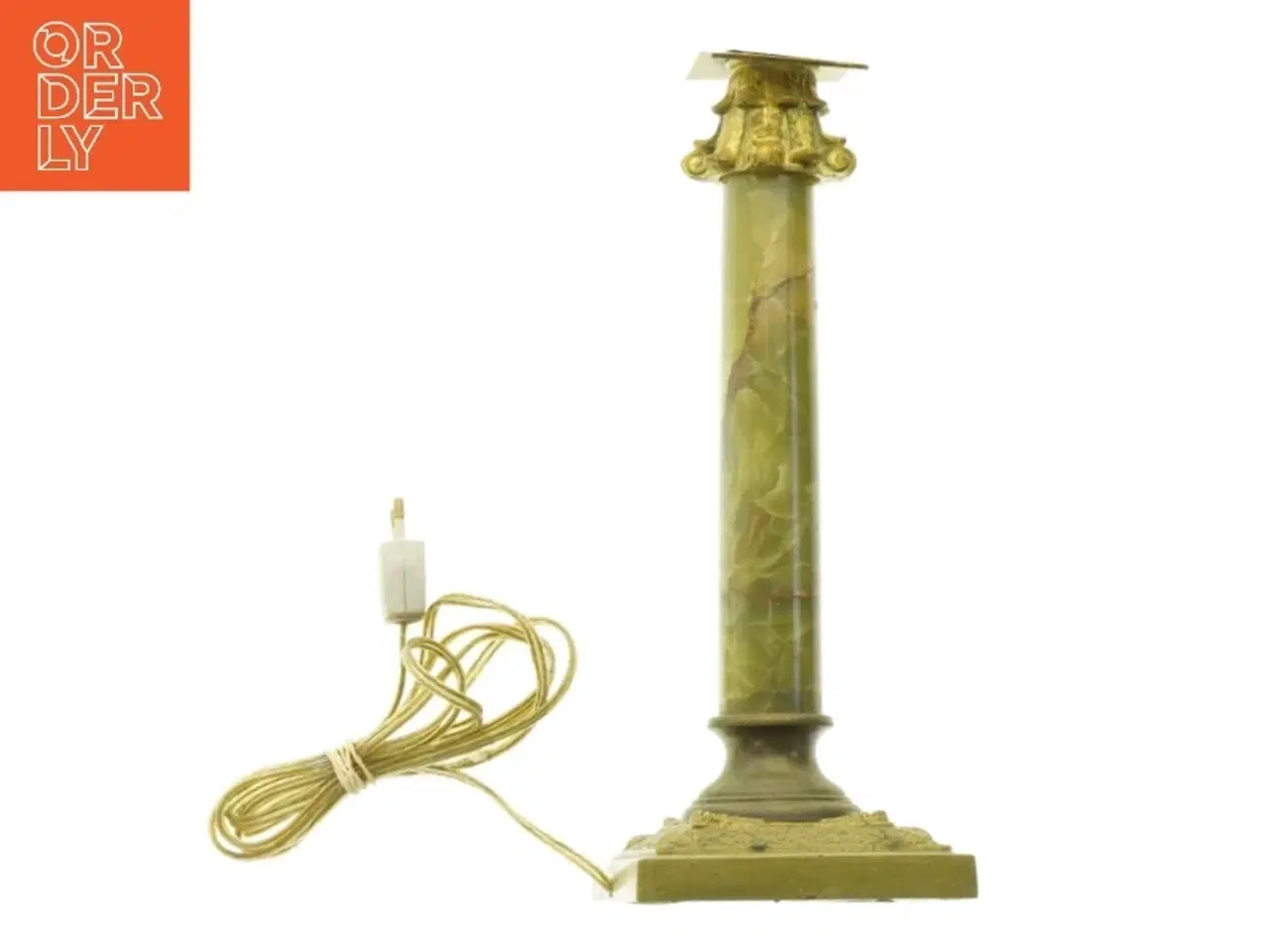Billede 4 - Guldbelagt bordlampefod (str. 44 cm)
