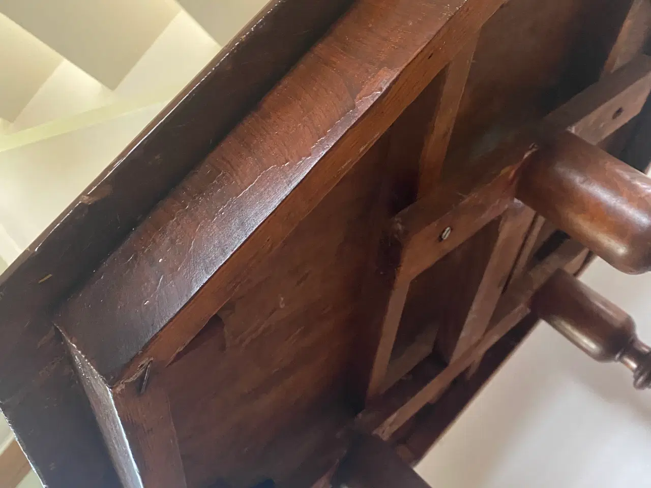 Billede 3 - 8 kantet side/lampebord