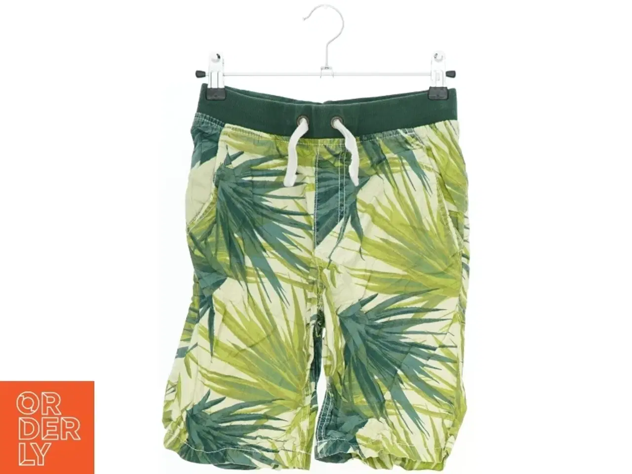 Billede 1 - Grønne shorts med palmemønster fra H&M (str. 134)