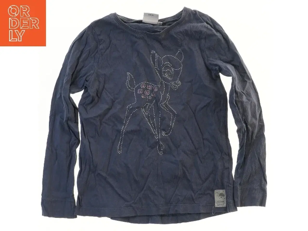 Billede 1 - Langærmet bluse med Bambi motiv fra Wheat (str. 122)