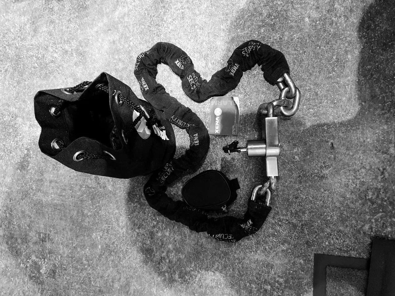 Billede 2 - XENA motorcykel lås med kæde