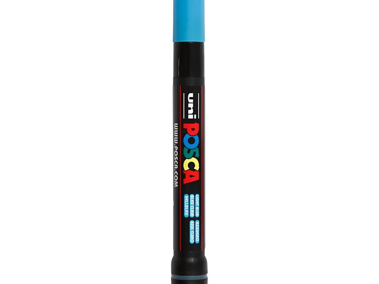 Billede 1 - Posca Tusch PCF350 - Lyseblå, 1-10 mm, Penselspids