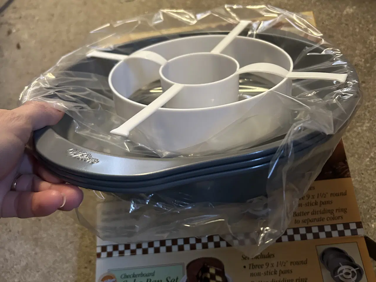 Billede 2 - Wilton bageform til ternet mønster