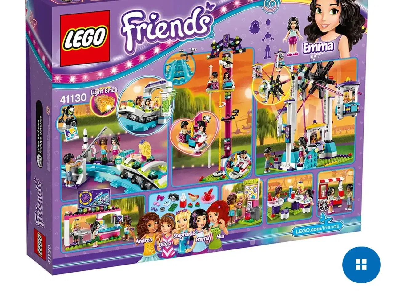 Billede 3 - Lego Friends Forlystelsespark - rutsjebane 41130