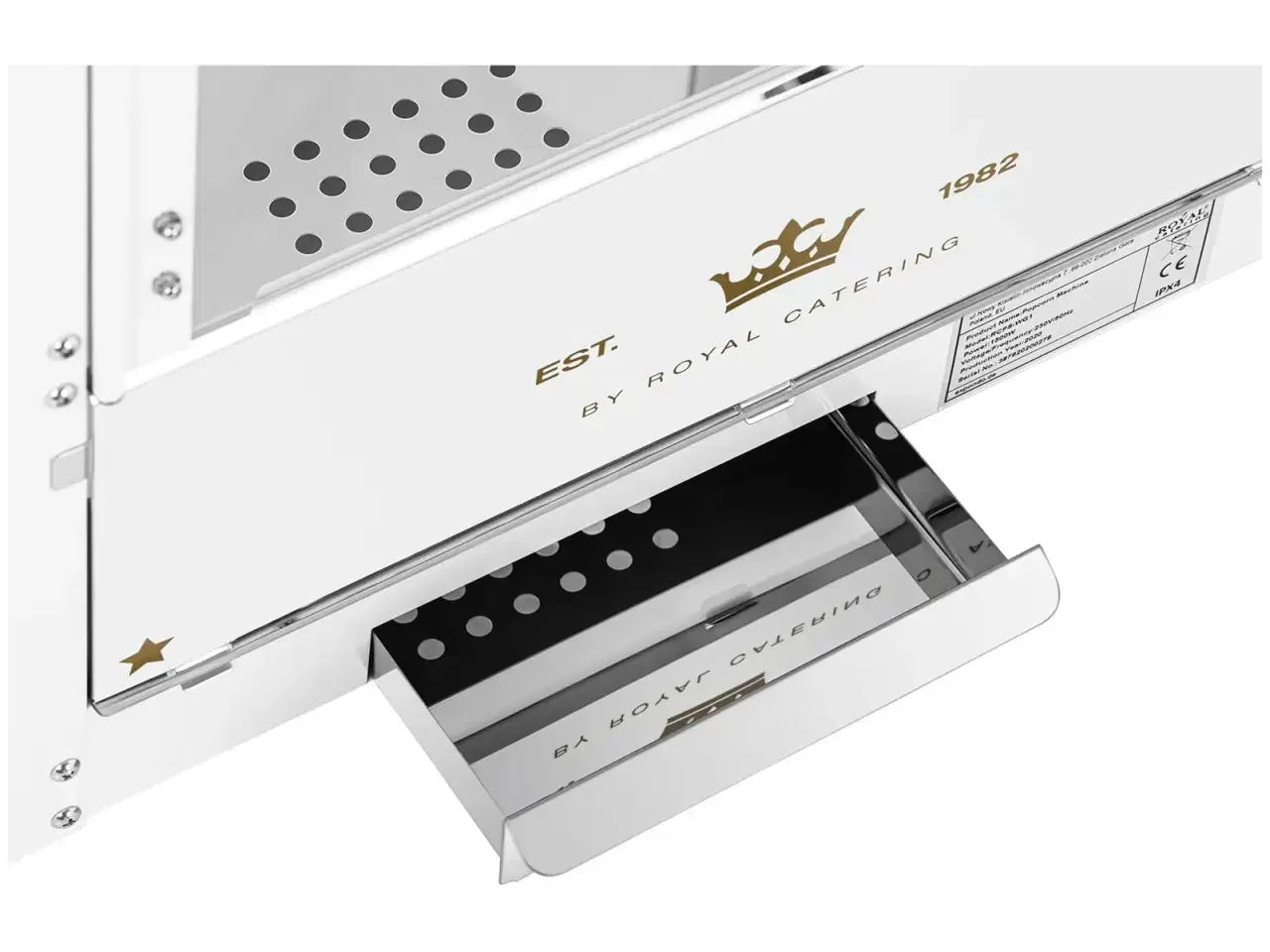 Billede 7 - Popcornmaskine 88 L – 1600 W – hvid og guld