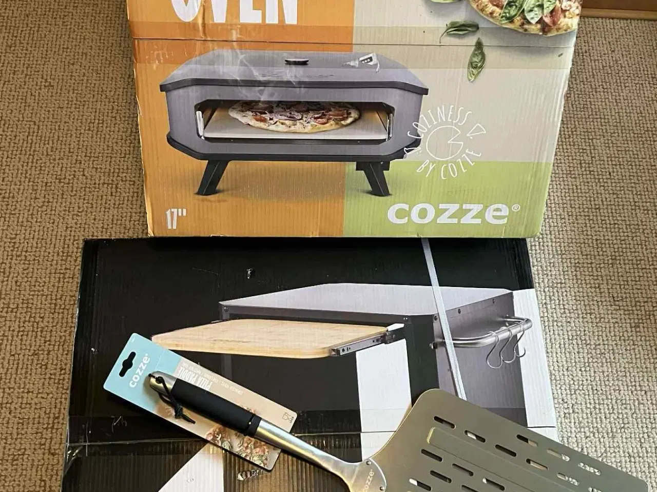 Billede 6 - COZZE Pizzaovn 17 tommer.   Til gas, med tilbehør.