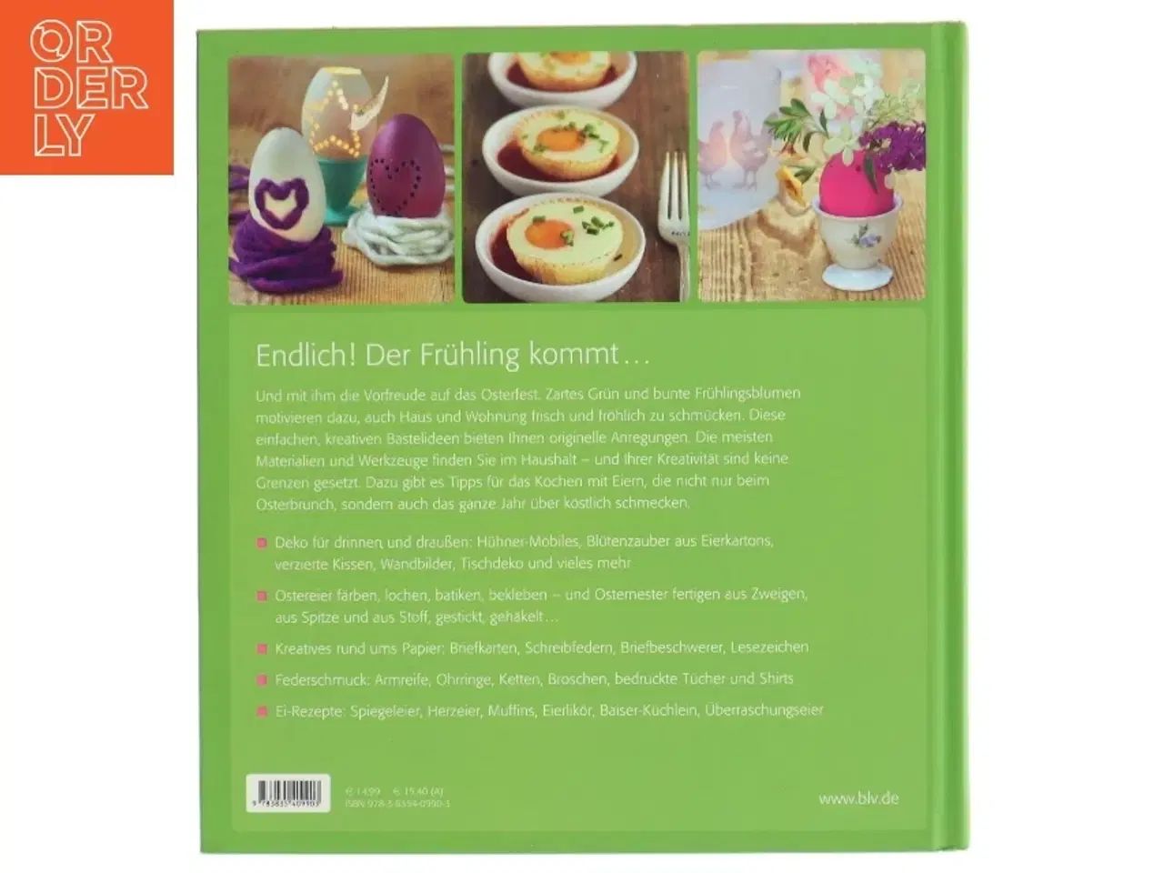 Billede 2 - Das Osterdeko-Buch : Selbstgemachtes aus Federn und Eiern af Hanna Charlotte Erhorn (Bog)