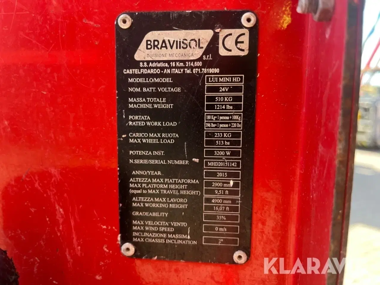 Billede 8 - Søjlelift Braviisol Lui Mini HD 4.9 meter