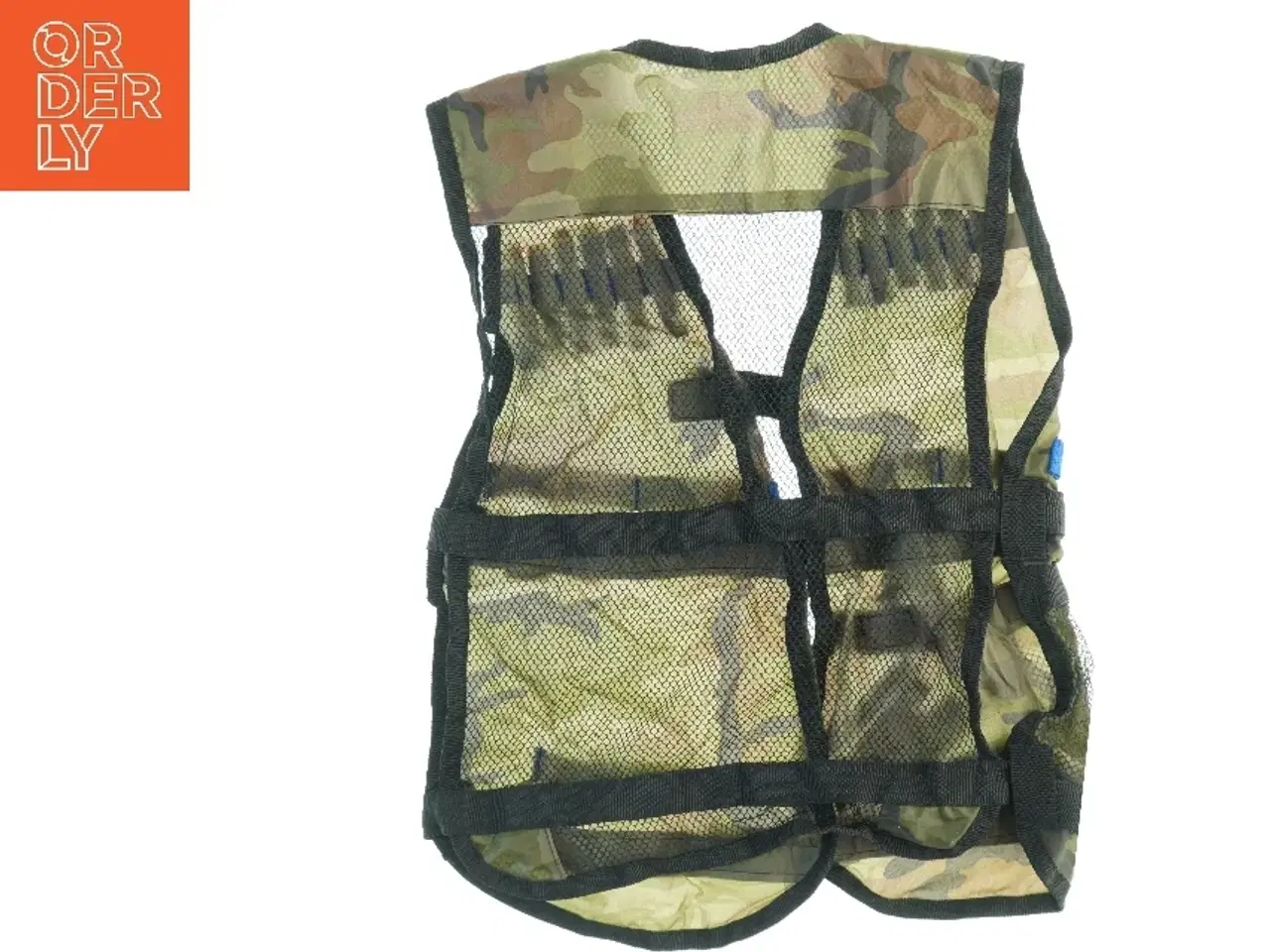 Billede 2 - Kamuflage taktikvest med skumpatroner (str. 50 x. 35 cm)
