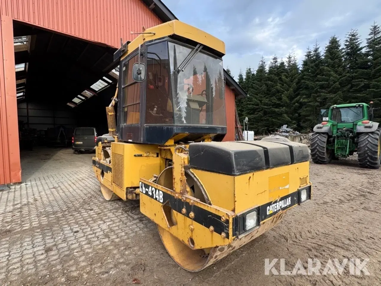 Billede 2 - Vejtromle Caterpillar CB-434B