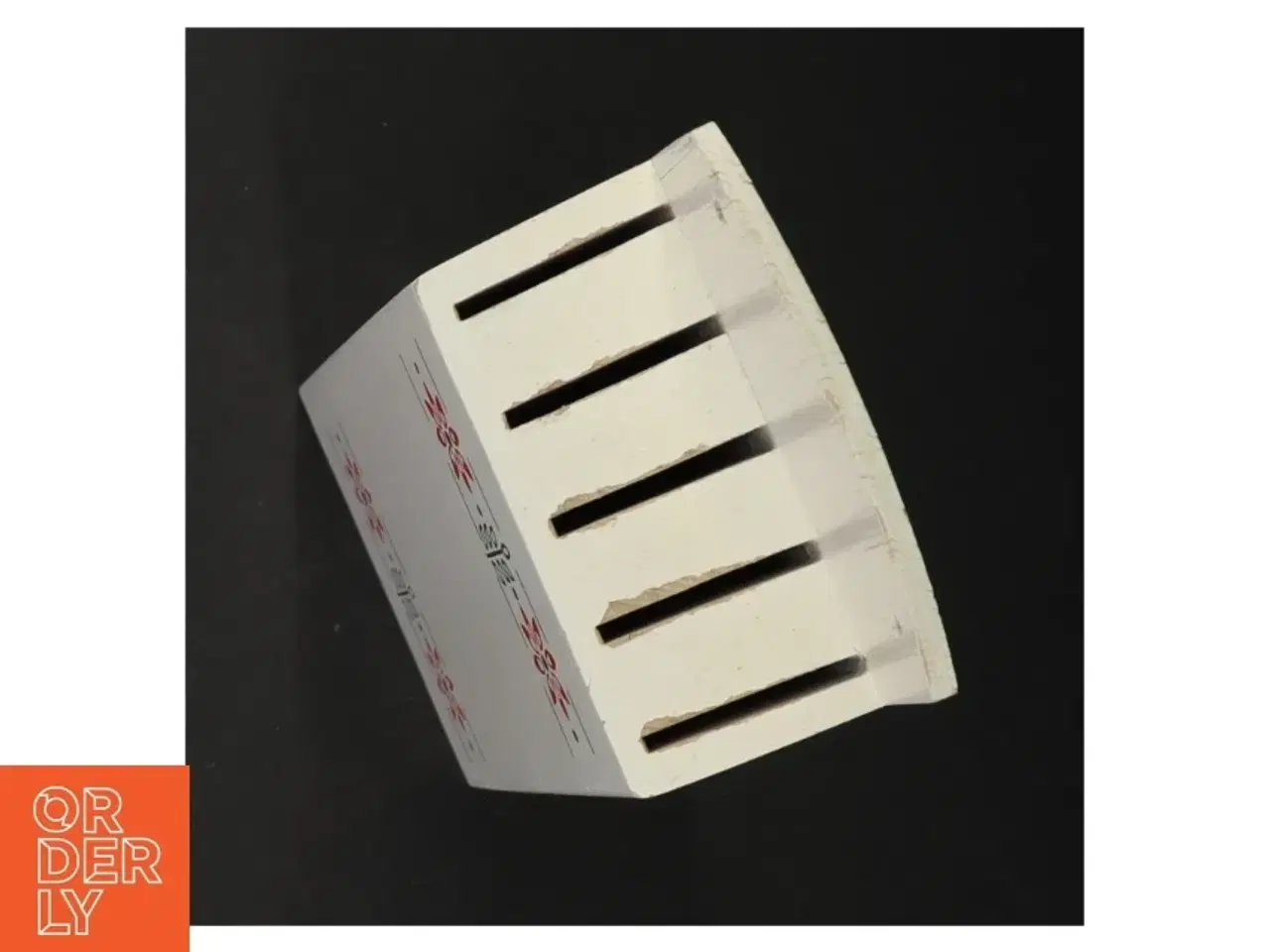 Billede 2 - Vintage Træ knivblok (str. 28 x 10 x 5 cm)