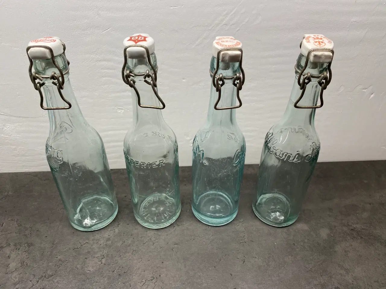 Billede 3 - 8 x Vintage Glas patentprop/patentflaske/mælkflask