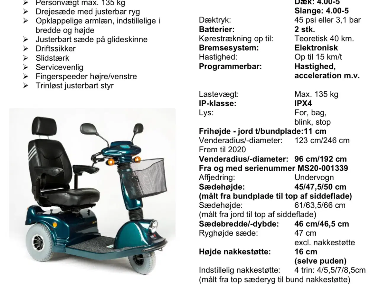 Billede 2 - Elscooter Karma 737