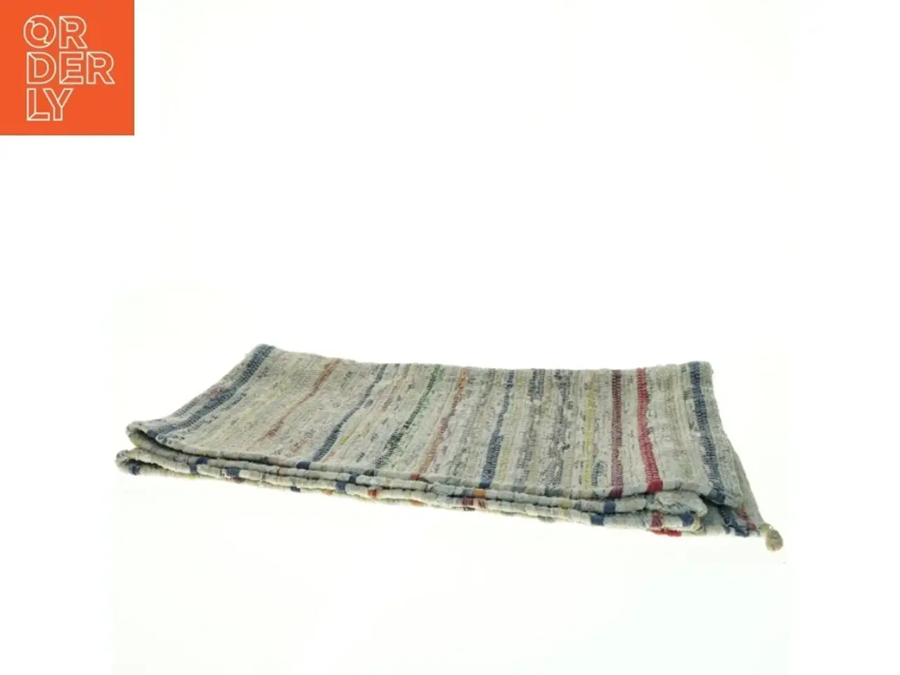Billede 2 - Multifarvet vævet tæppe (str. 90 x 55 cm)