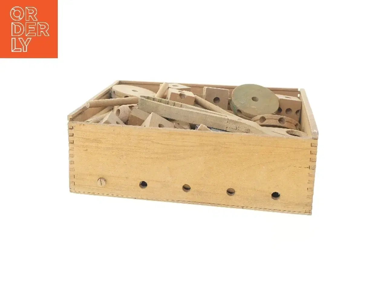 Billede 2 - Trækonstruktion legetøjsæt (str. 38,5x29,5 cm)