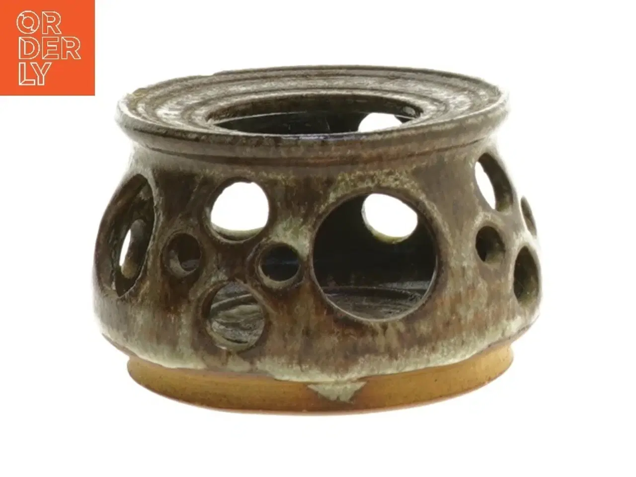 Billede 1 - Keramisk fyrfadsstager (str. Ø 10 cm)