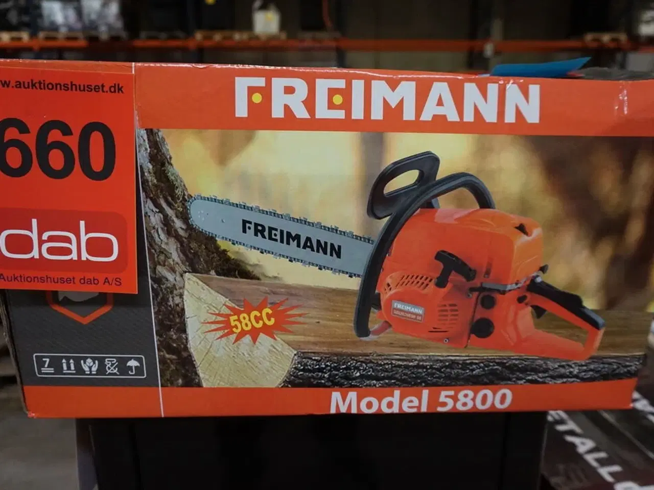 Billede 3 - Freimann benzin kædesav 5800 58cc 20" sværd