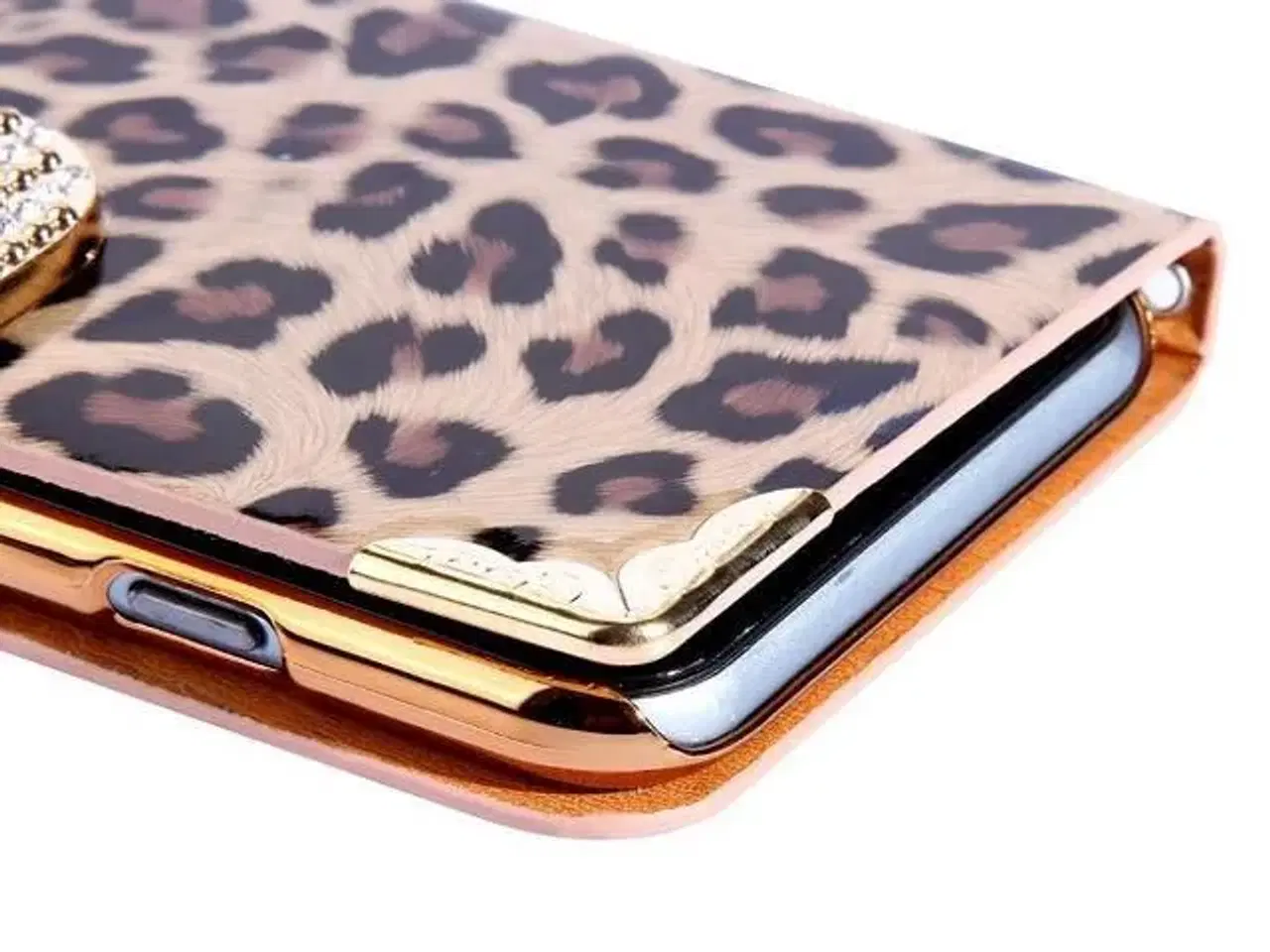 Billede 4 - Leopard flip cover iPhone 5 6 6s SE 2020 7 8 7+ 8+