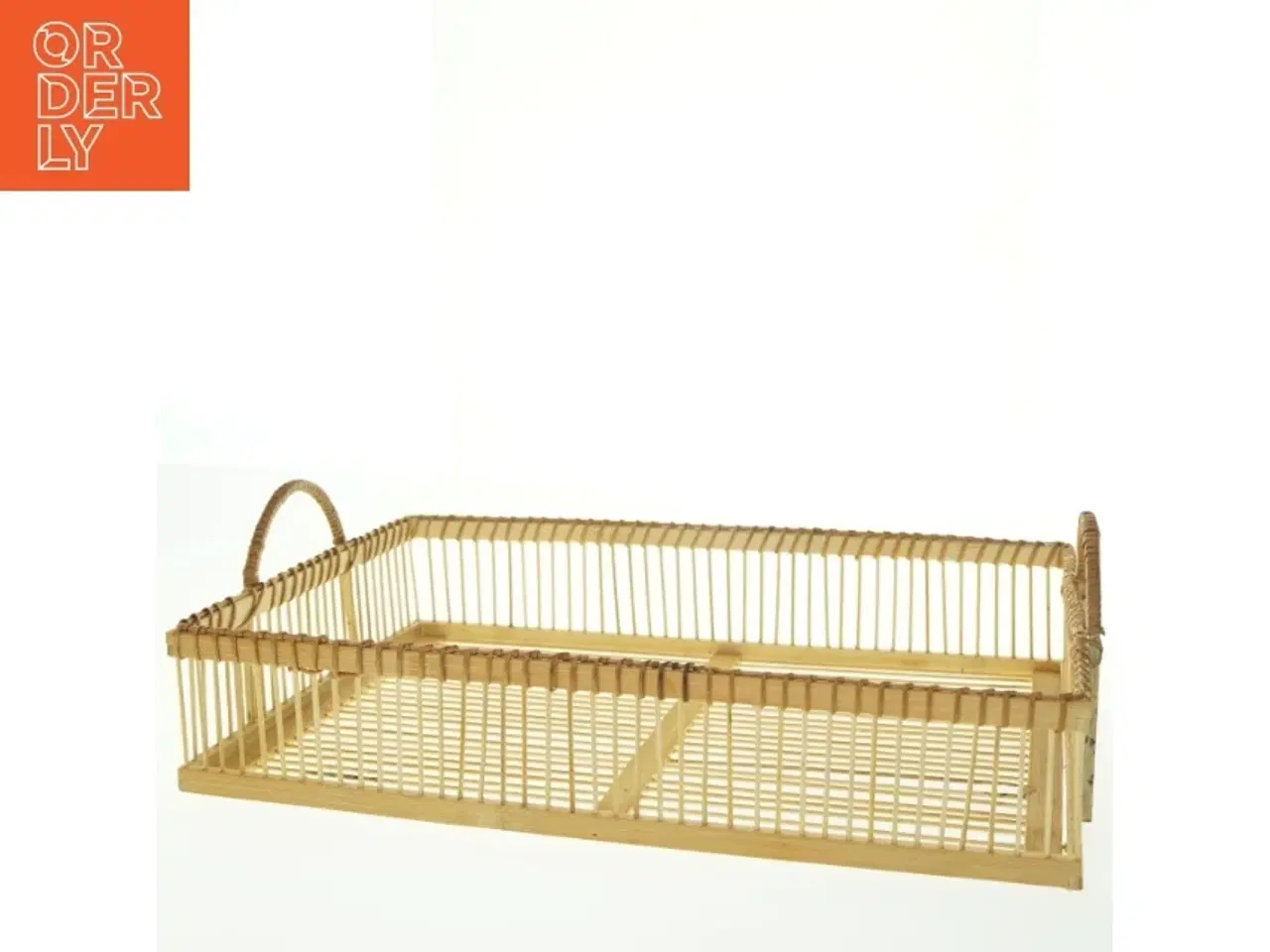 Billede 1 - Fletbakke med håndtag (str. 41x26 cm)