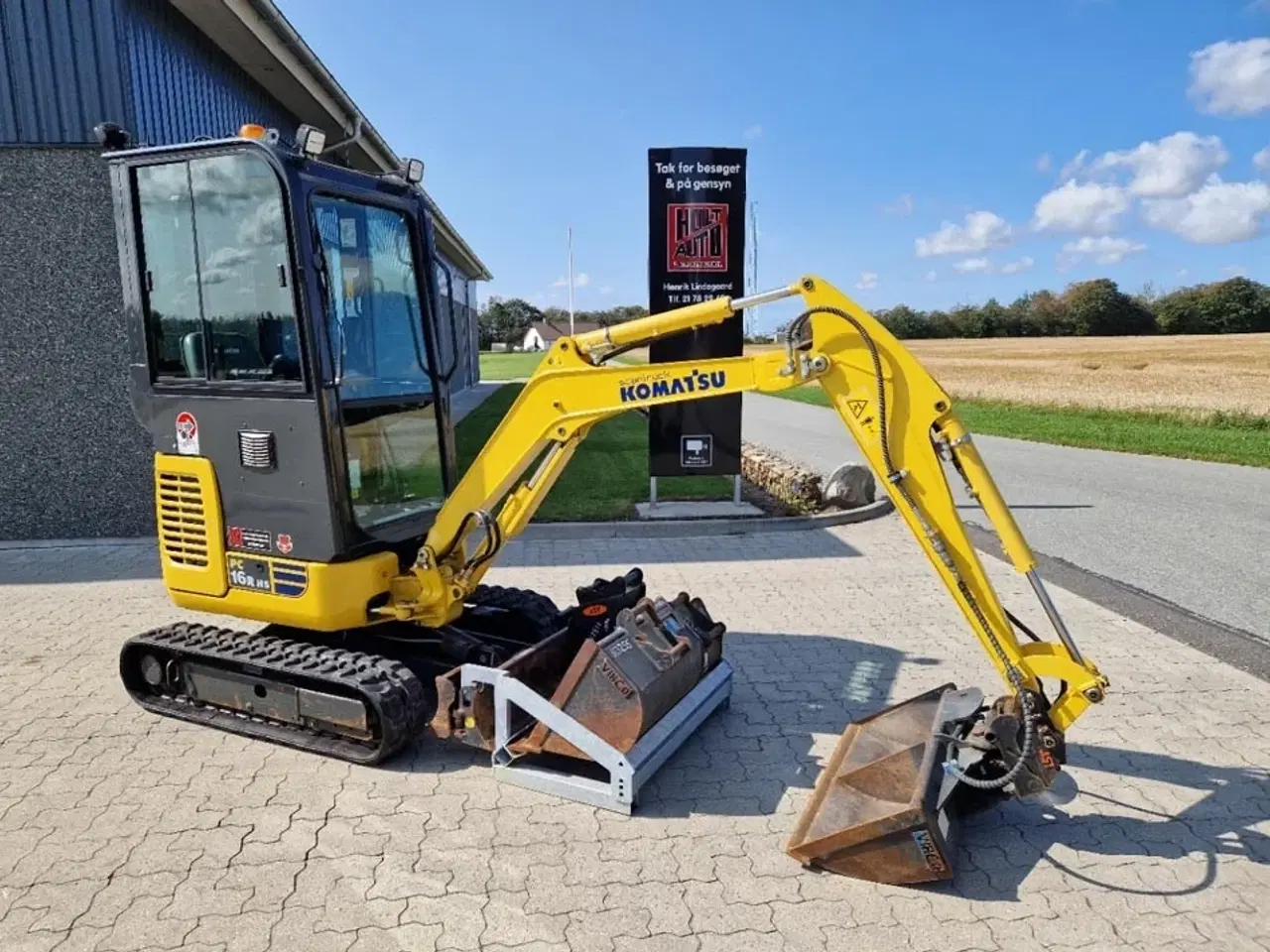 Billede 1 - Komatsu PC16R-3HS Danmarks flotteste