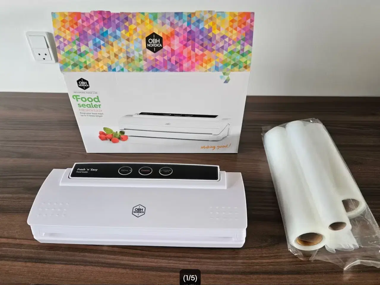 Billede 1 - OBH Nordica Fresh n Easy vacuumpakker/vakuumpakker