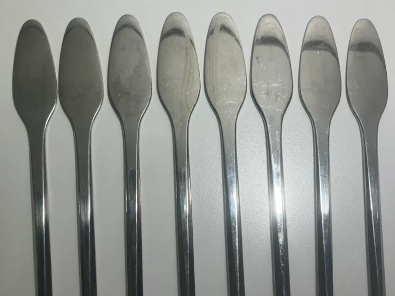 Billede 2 - 8 x Georg Jensen, Prisme smørknive 