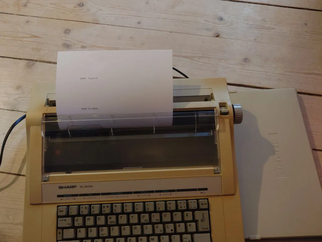 Billede 1 - SHARP pa-3000H retro el skrivemaskine 