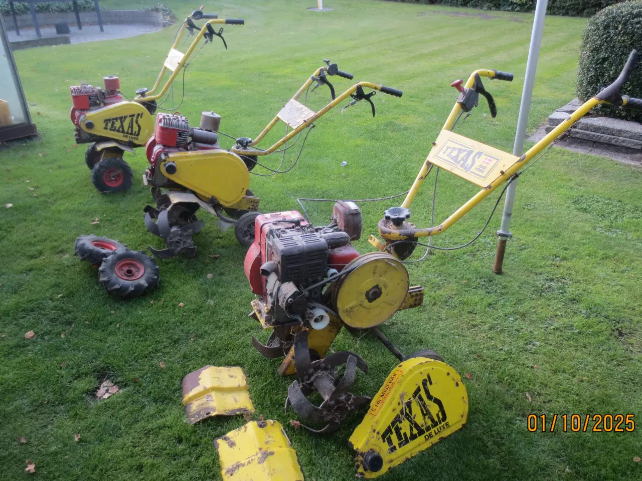 Billede 1 - 3 stkTexas 5 Hk Havefræsere Model De Luxe