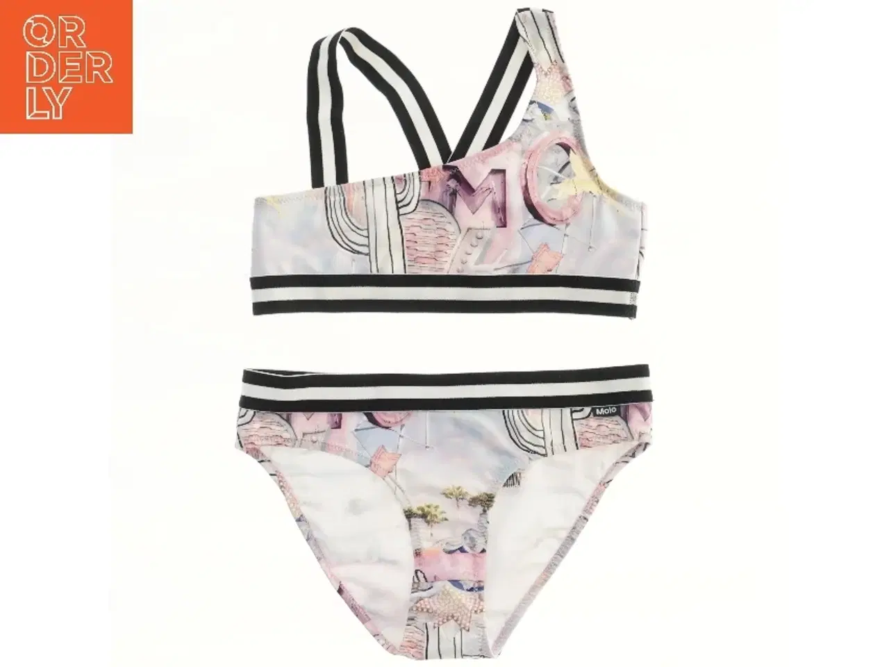 Billede 1 - Bikini med print og striber fra Molo (str. 158)