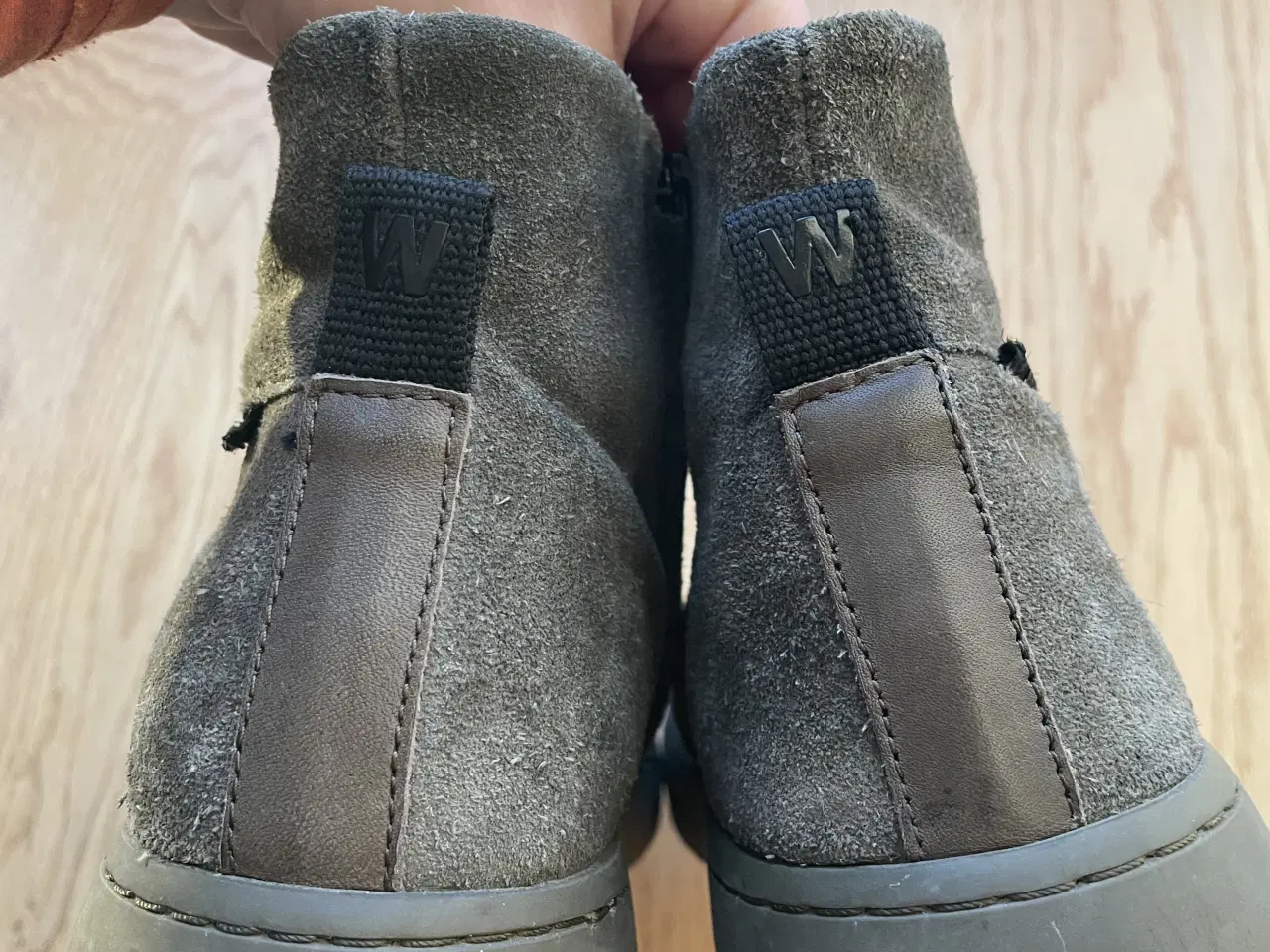 Billede 6 - Woden ruskindsstøvler armygrøn