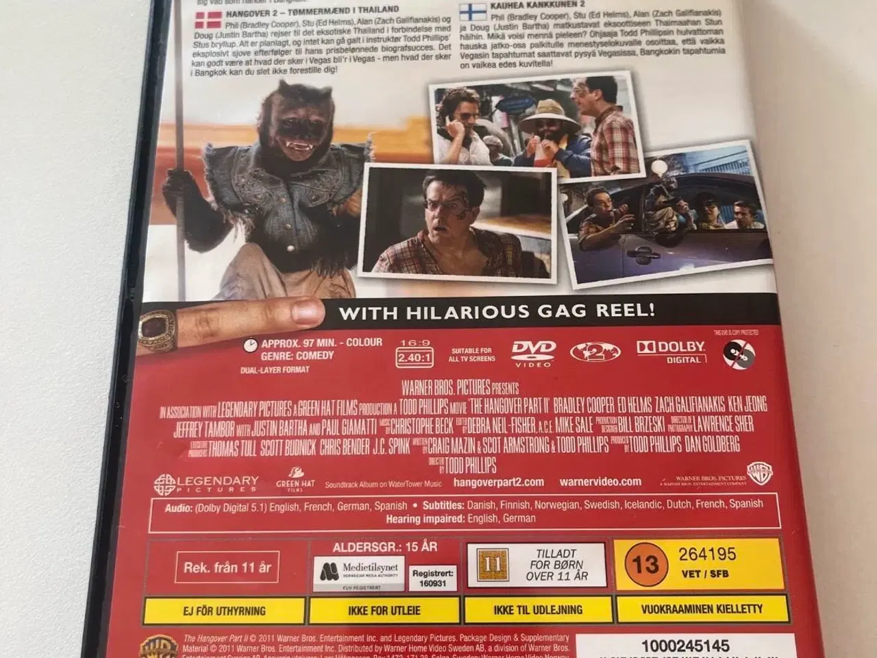 Billede 2 - The Hangover part 2 / tømmermænd i Vegas part 2