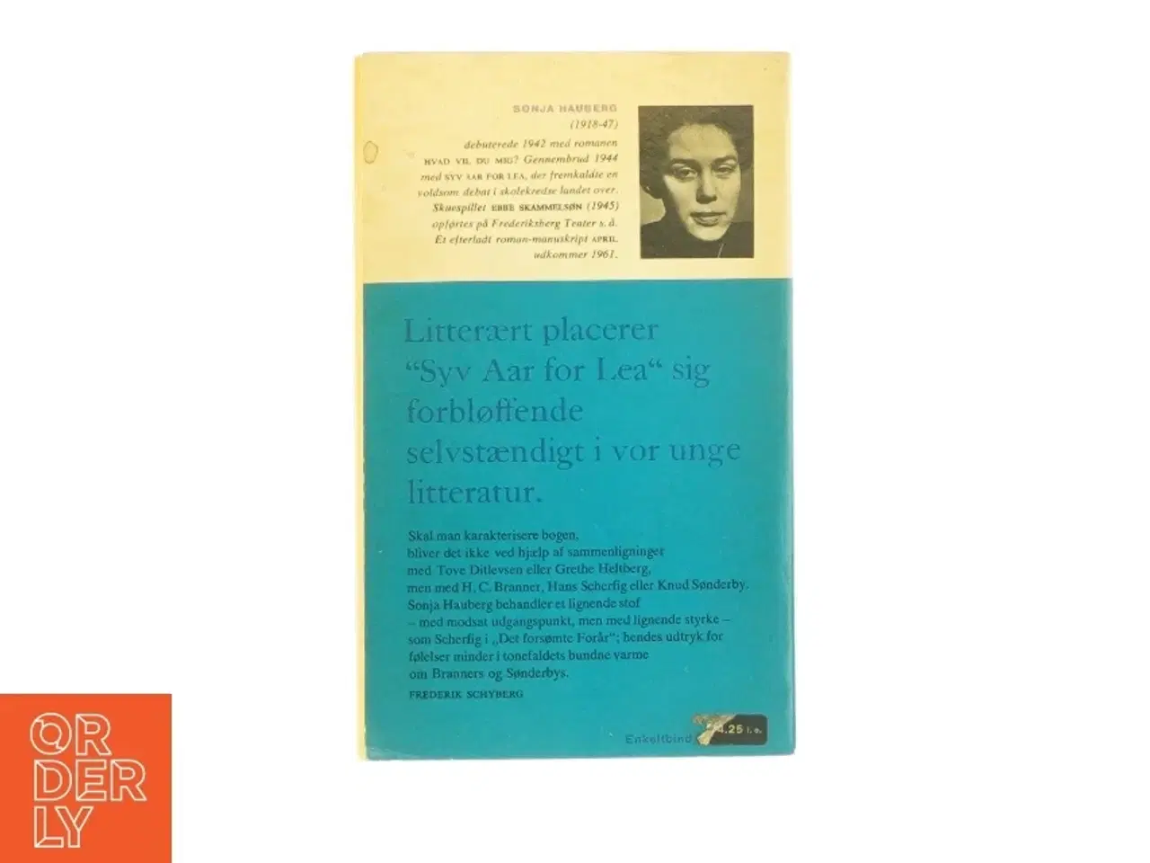 Billede 2 - Syv aar for Lea af Sonja Hauberg (bog)
