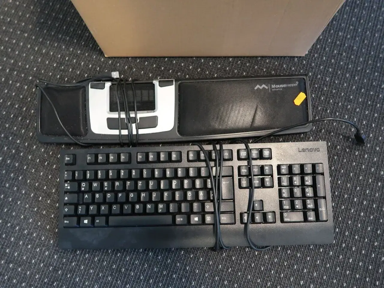 Billede 2 - Tastatur, rollermouse, dockingstation LENOVO samt headset JABRA
