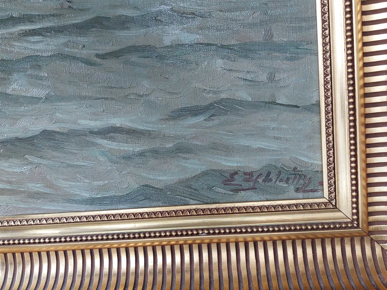 Billede 3 - ERIK YTTING ( 1921-2000 ) oliemaleri 