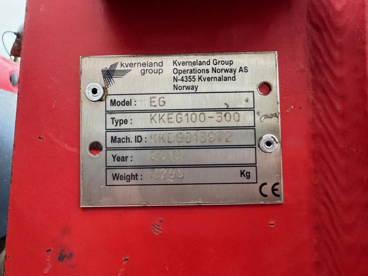Billede 5 - Kverneland EG 100-300