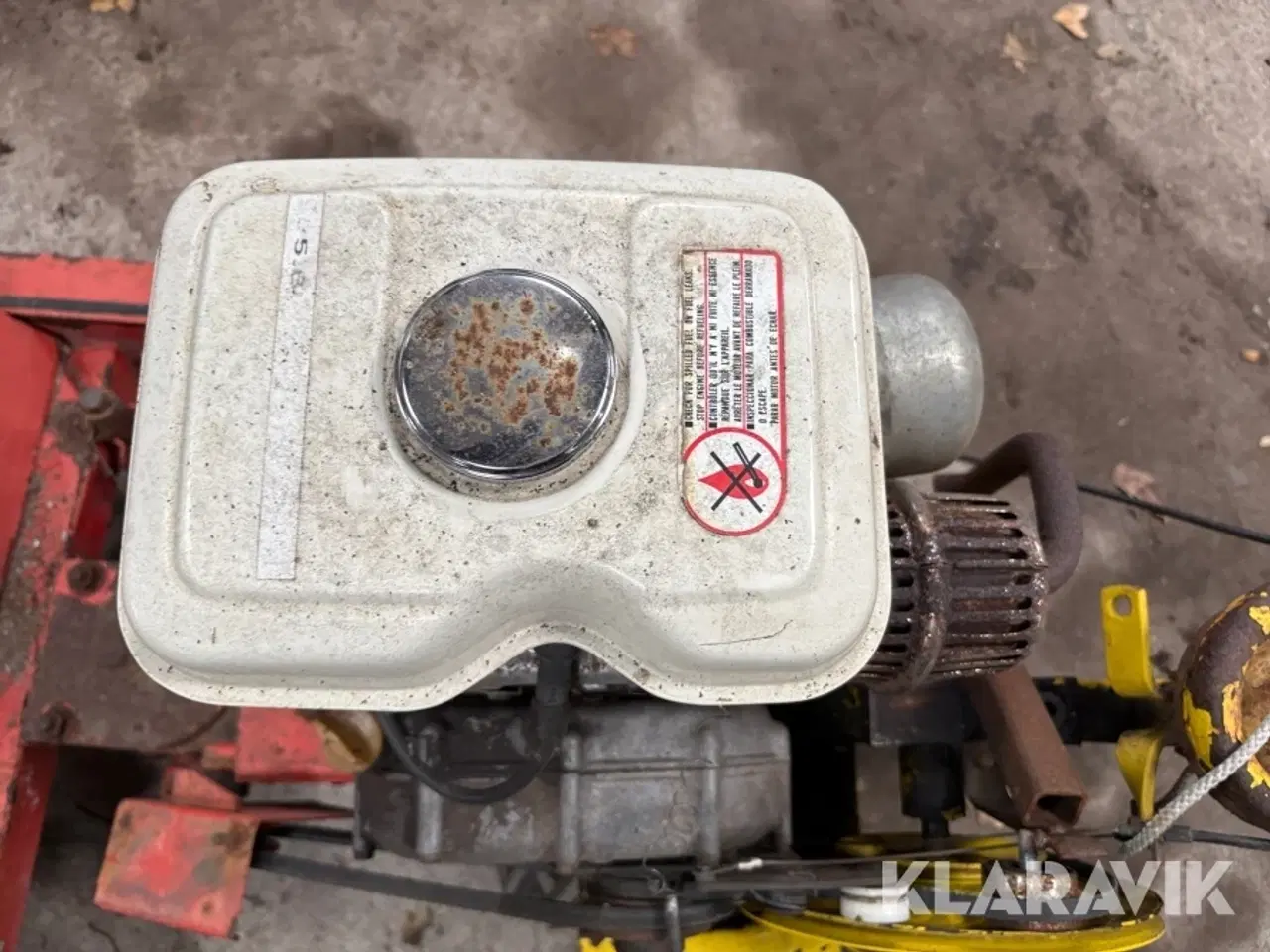 Billede 7 - Fræsemaskine med kost og sneslynge Texas