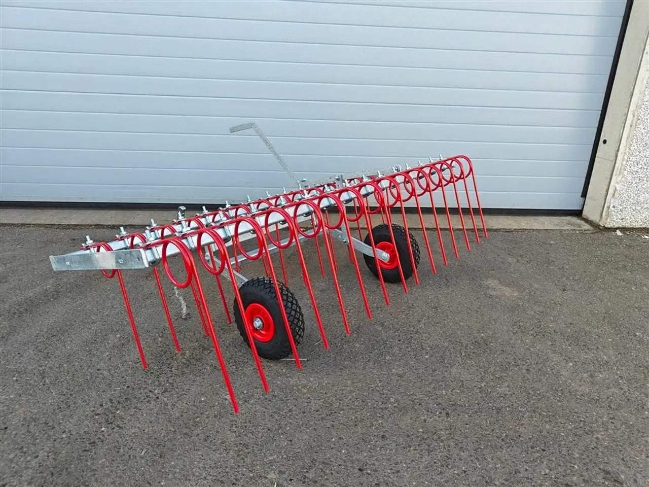 Billede 6 - Anker Bjerre Riven Gårdspladsharve 150cm Inkl. Kugletræk