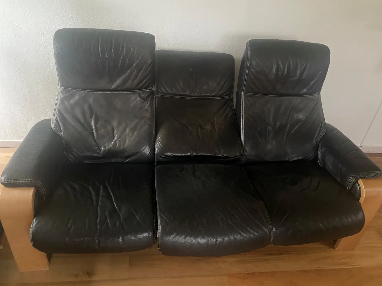 Billede 6 - Lædersofa gruppe