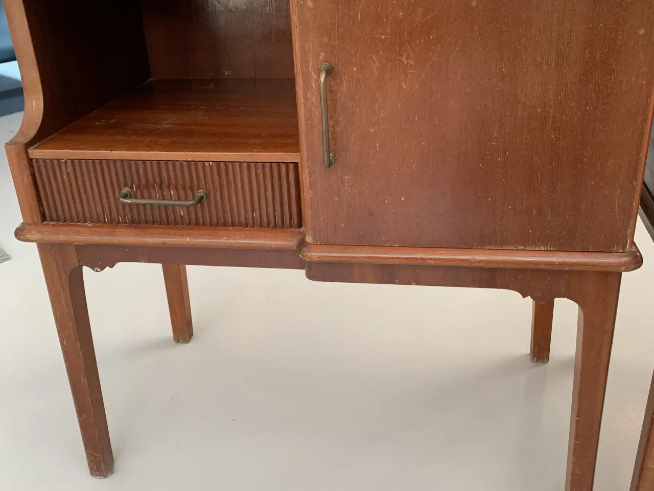 Billede 1 - 2 sengeborde i teaktræ