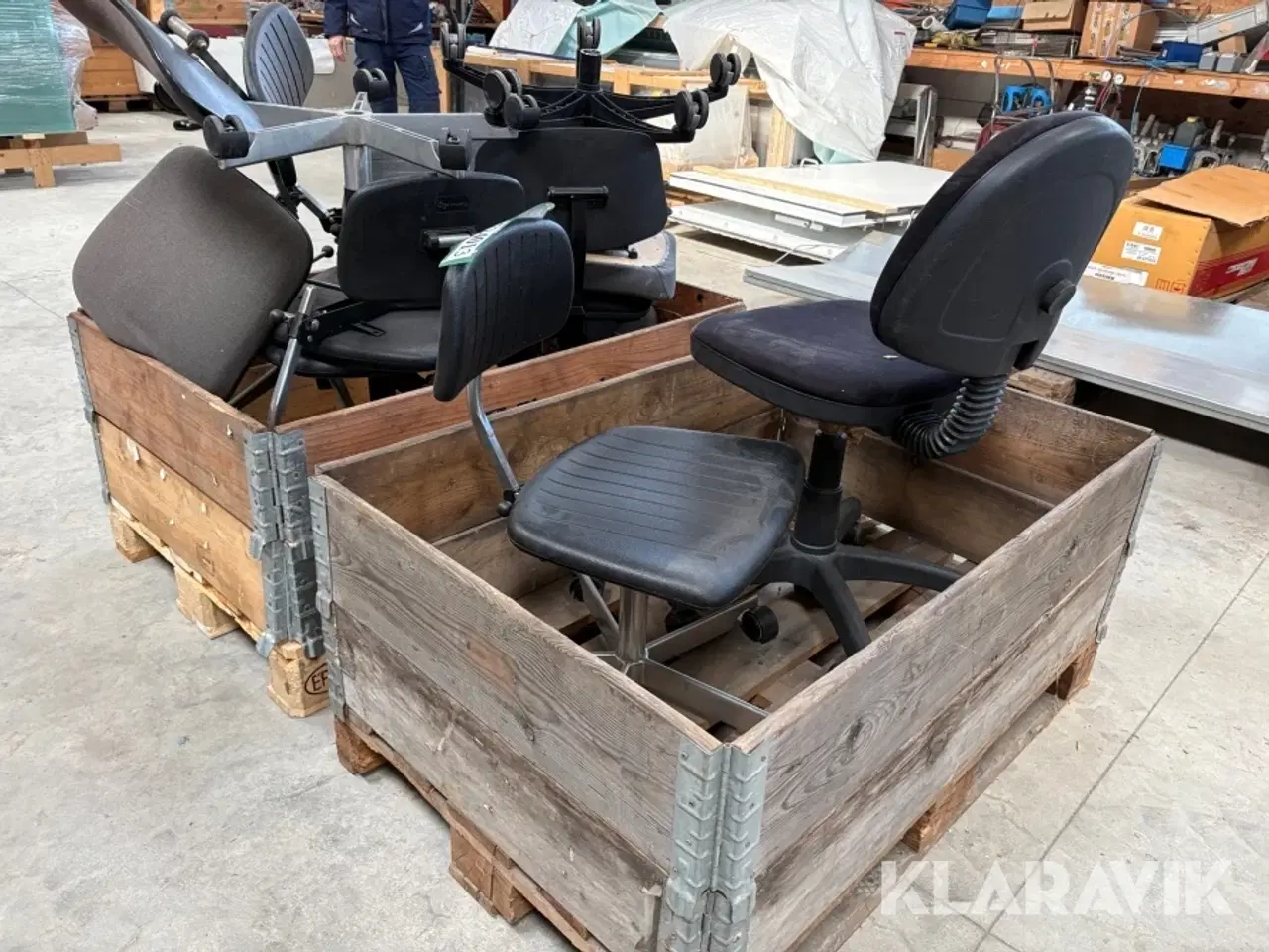 Billede 5 - Kontorstole 8 styk