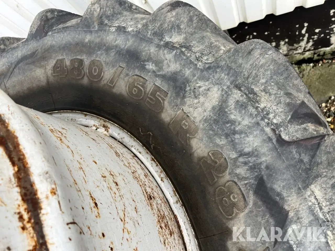 Billede 7 - Tvillingehjul Michelin 480/65R28 - 2 styk - med klemmer