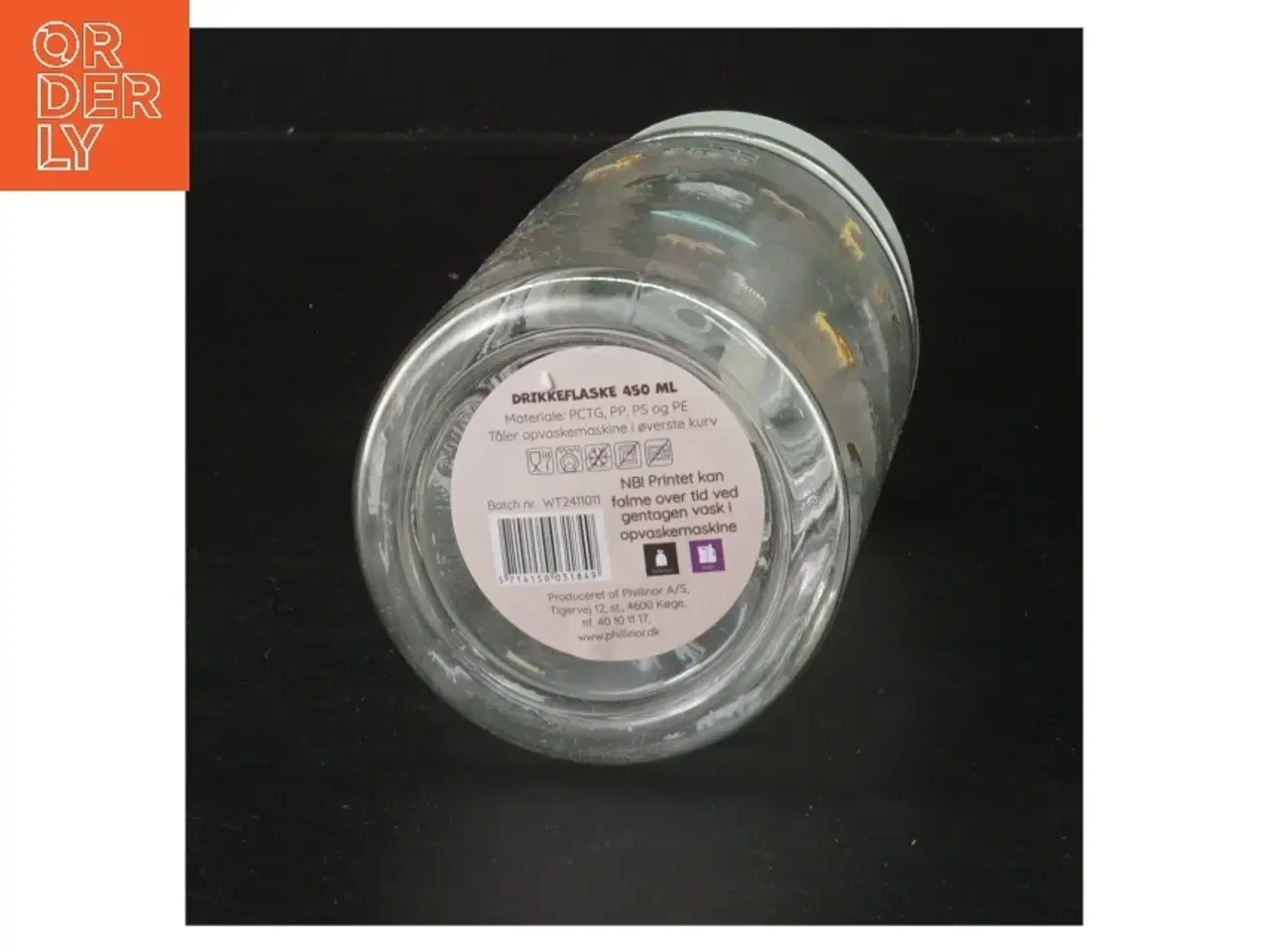 Billede 2 - Genanvendelig drikkeflaske med dyremotiv (str. 450 ml 15,5 cm)