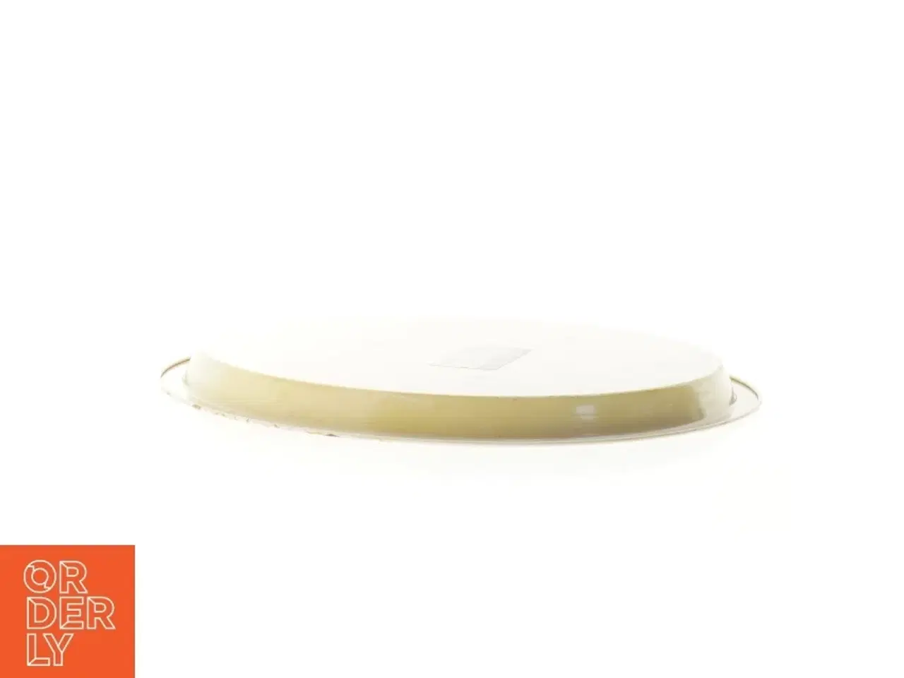 Billede 4 - Rund Metalbakke med blomstermotiv (str. O 32 cm)