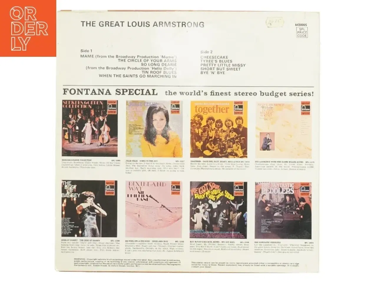 Billede 2 - Louis Armstrong vinylplade